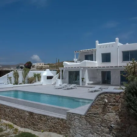 Super Luxury Mykonos - Saorsa - 5 Bedroom - Infinity Pool - Panoramic Sea Sunset Views Villa