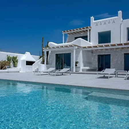 Villa Super Luxury Mykonos - Saorsa - 5 Bedroom - Infinity Pool - Panoramic Sea Sunset Views