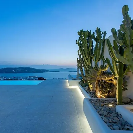 Super Luxury Mykonos - Saorsa - 5 Bedroom - Infinity Pool - Panoramic Sea Sunset Views Villa *