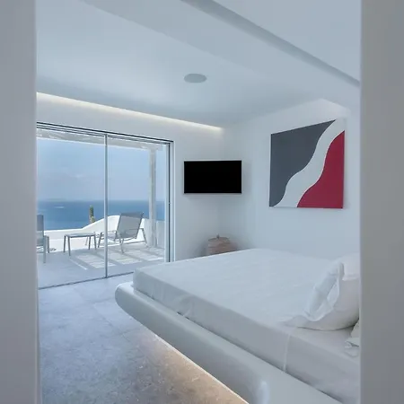 Super Luxury Mykonos - Saorsa - 5 Bedroom - Infinity Pool - Panoramic Sea Sunset Views Villa *